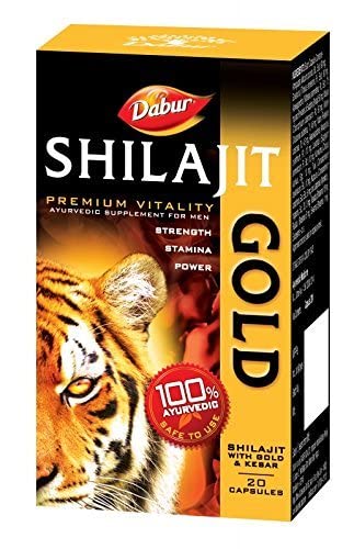DABUR Shilajit Gold - 20 Capsules With Free 4 Capsules Worth (B074MHCPHQ) Amazon Price History, Amazon Price Tracker