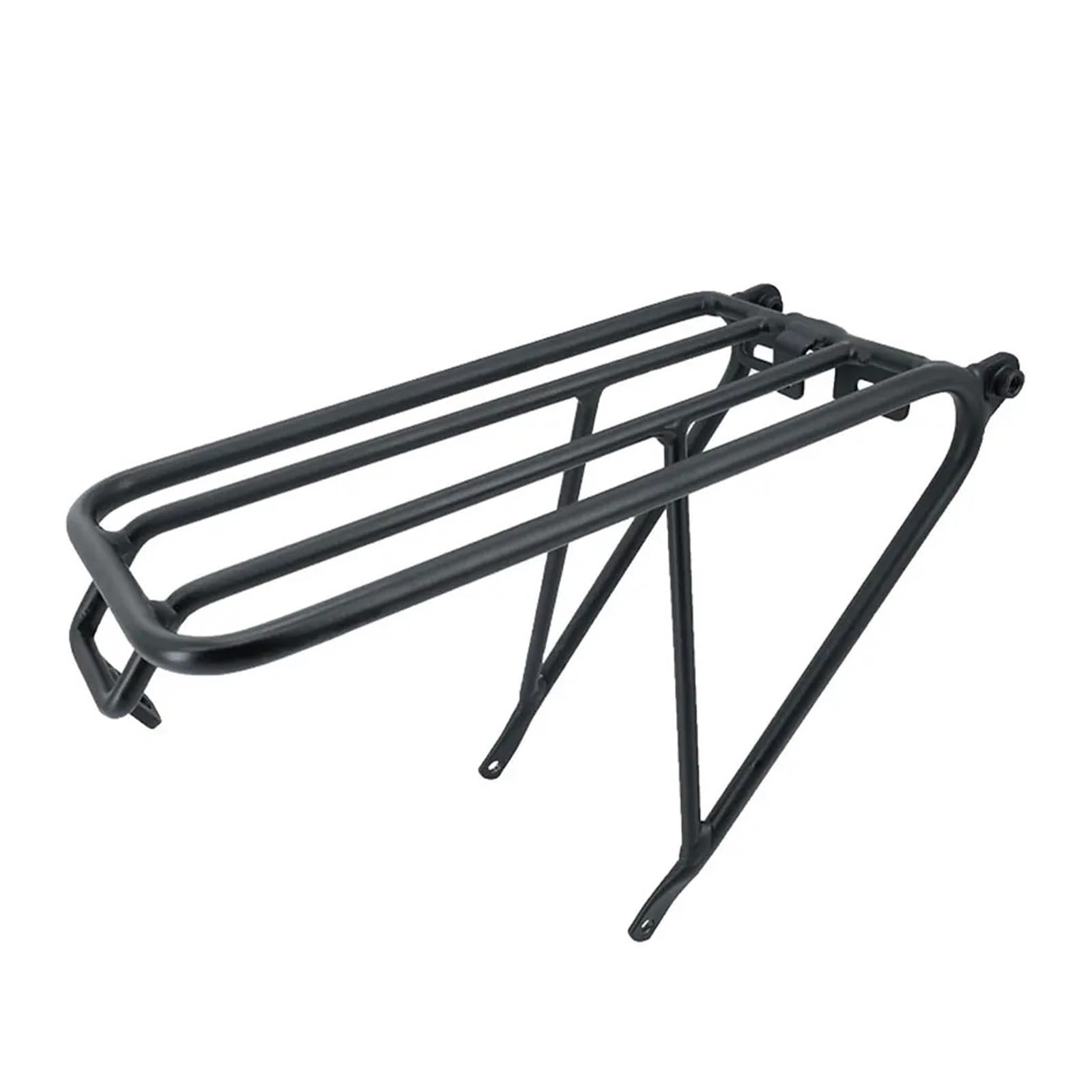 Tylny bagażnik rowerowy, Bagażnik Tylny Roweru Aluminiowego Czarny Srebrny