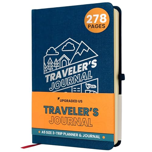 A5 Size Hardcover Travel Journal Notebook and Planner – Traveling