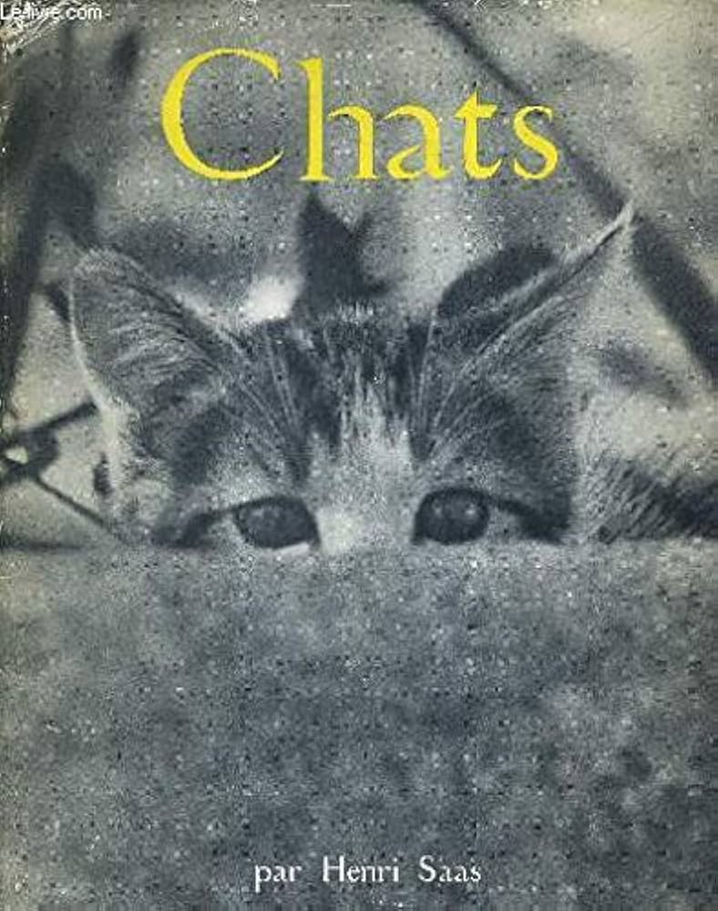猫の写真集 CHATS HENRI SAAS フランスヴィンテージ 猫の写真集 CHATS HENRI SAAS フランスヴィンテージ