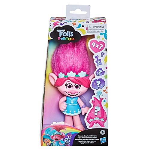 Trolls Dreamworkstopia Ultimate Surprise Hair Poppy Doll, 6-Inch Toy With 4 Hidden Surprises In Hair, For Kids 4 Years And Up #TOP1