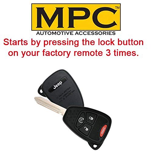 Mpc Remote Start Kit W/Smartphone Control For 2007-2018 Jeep Wrangler Key-To-Start - Plug-N-Play - Use Smartphone Or Factory Remotes - Premier Usa Tech Support #TOP2