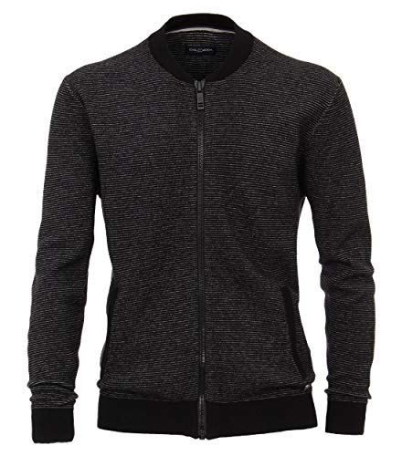Preisvergleich Produktbild CASAMODA Herren Strickjacke Uni Schwarz L