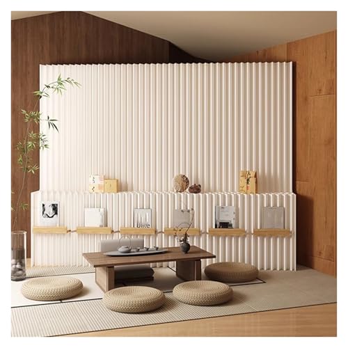 Cloison de séparation pliable en papier et bois massif de 2x2m