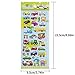 SAVITA 3D Stickers for Kids & Toddlers, 400+ Cars & Trucks, 3D Puffy Stickers Including Cars, Trains, Airplanes, Fire Trucks, Helicopters, Motorcycles, School Buses, Spaceships