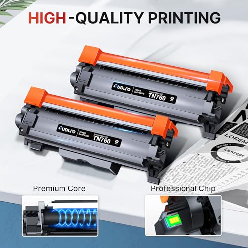 Image of TN760 Toner for Brother Printer Replacement for Brother TN760 TN-760 TN730
