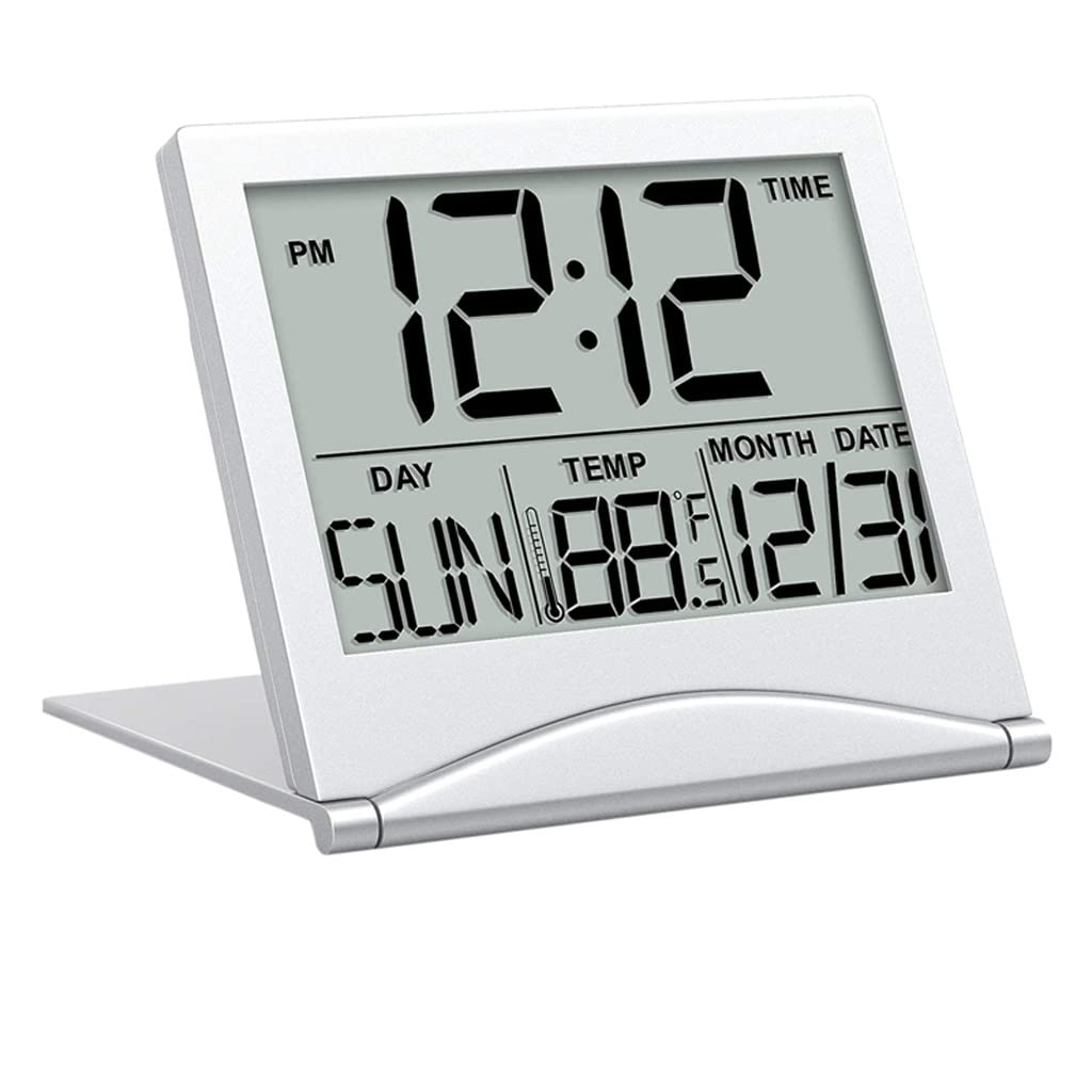 Numérique LCD réveil de voyage avec alarme snooze et affichage température