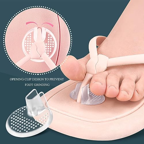 4 Pares Protectores de Gel Transparente para Dedo de Sandalia miniatura 6