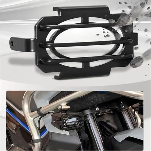 Cache calandre phare et protecteur antibrouillard pour moto 368G