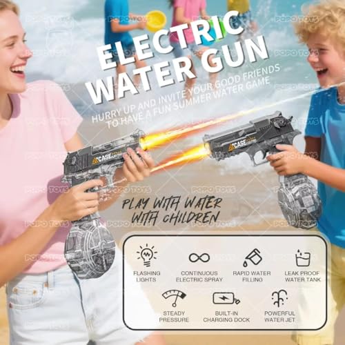 Image of Holi Rooster Electric Gun Pichkari |Long Range | Loved by Every Child (Electric Gun - Mouser) | PoPo Toys