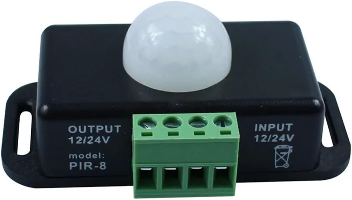 1 個 DC 12 V/24 V 人体赤外線 PIR モーションセンサースイッチ人体モーションセンサー検出器スイッチ LED ライト