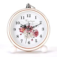Maxspace Vintage Alarm Clock, 5 . 25 " Silent Non Ticking Retro Analog Clock, Battery Operated Maxspace Vintage Alarm Clock, 5 . 25 " Silent Non Ticking Retro Analog Clock, Battery Operated item