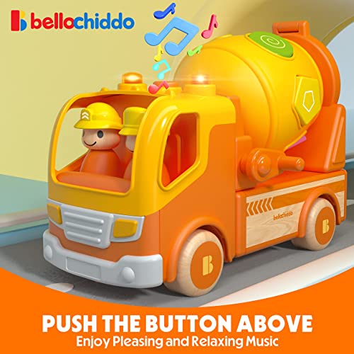 Bellochiddo Shape Sorter - Educational Toys For 1 2 3 4 Year Old Kids, Toddler Toys With Light & Sound Effects And Sliding Mode, Birthday Gifts For Kids, Wooden Montessori Toys With Matching Graphics #TOP1