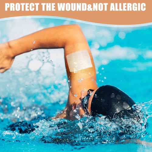Image of Nuanchu 60 Pcs Tattoo Bandage Waterproof Adhesive Plastic Skin Cover