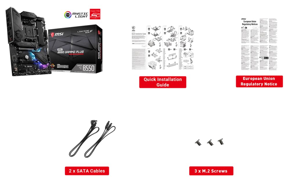 Amazon.com: MSI MPG B550 Gaming Plus V1 Gaming Motherboard (AMD