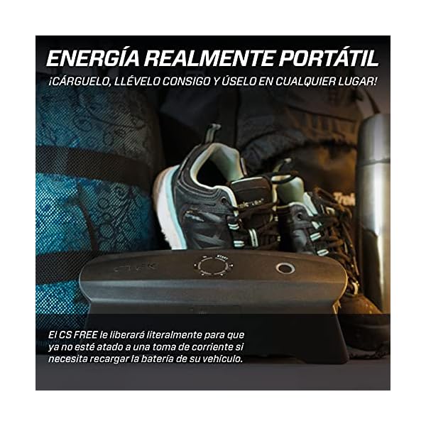 CTEK CS FREE, 12V Power Bank, Cargador Portátil Solar, 4 En 1 independiente - Imagen 5
