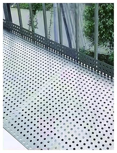 Durable Stainless Steel Perforated Sheet with Anti-Fall Design, Secure Ties & Gloves - Ideal for Industrial Applications & DIY Projects, Versatile and Long-Lasting
