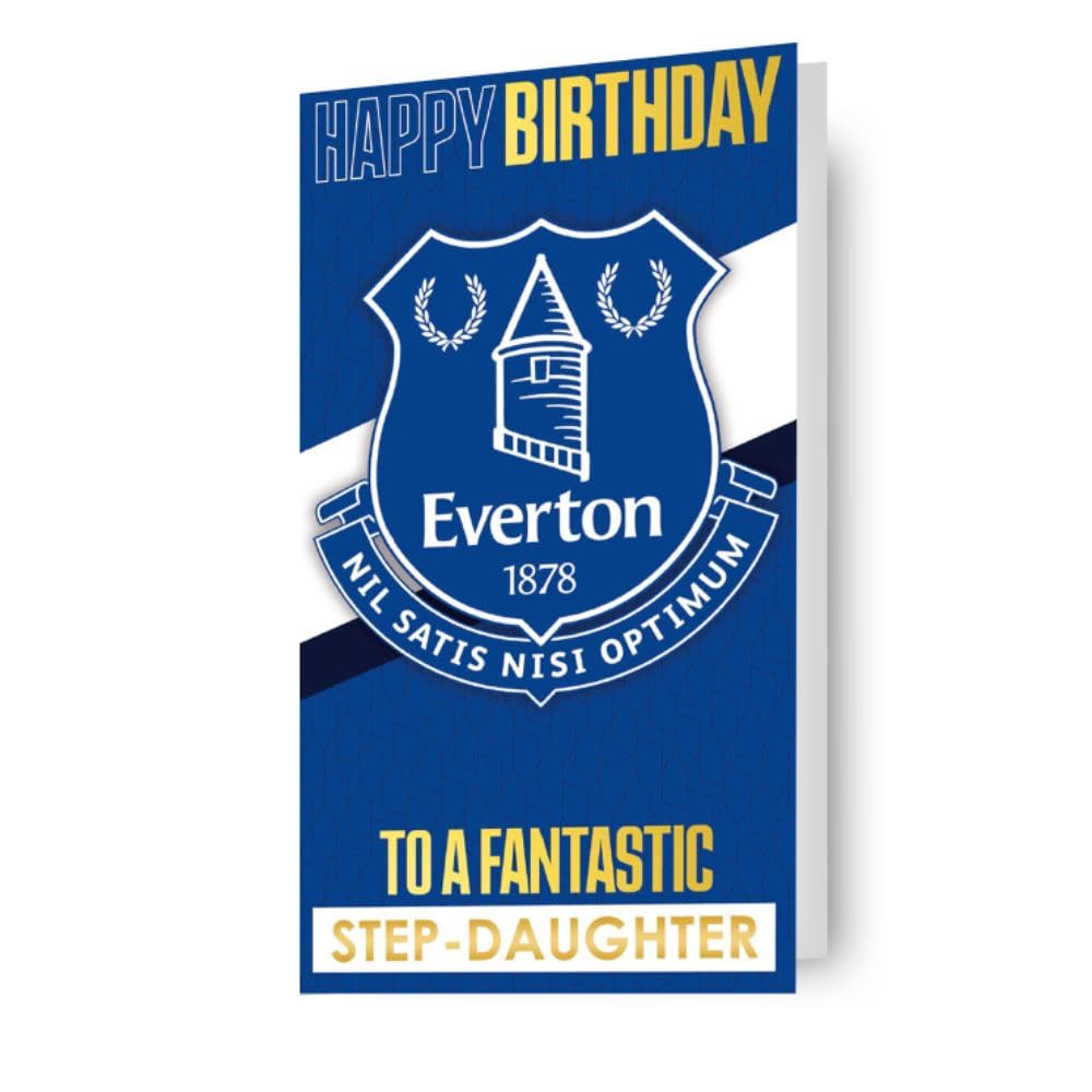 Everton Fc Birthday Card Personalised