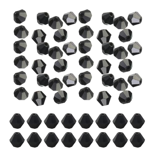 PATIKIL 6mm Bicone Glass Beads