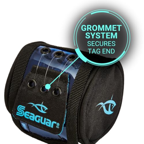 Bolsa Organizador para Bobinas de Líneas de Pesca Seaguar, Modelo SGLDLG6, Negra, 7 pulgadas miniatura 6