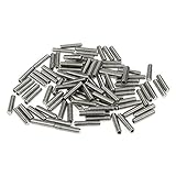 Sscon 100 PCS M5 x 20mm Flat Point Grub Screws Hex Socket Set Screw