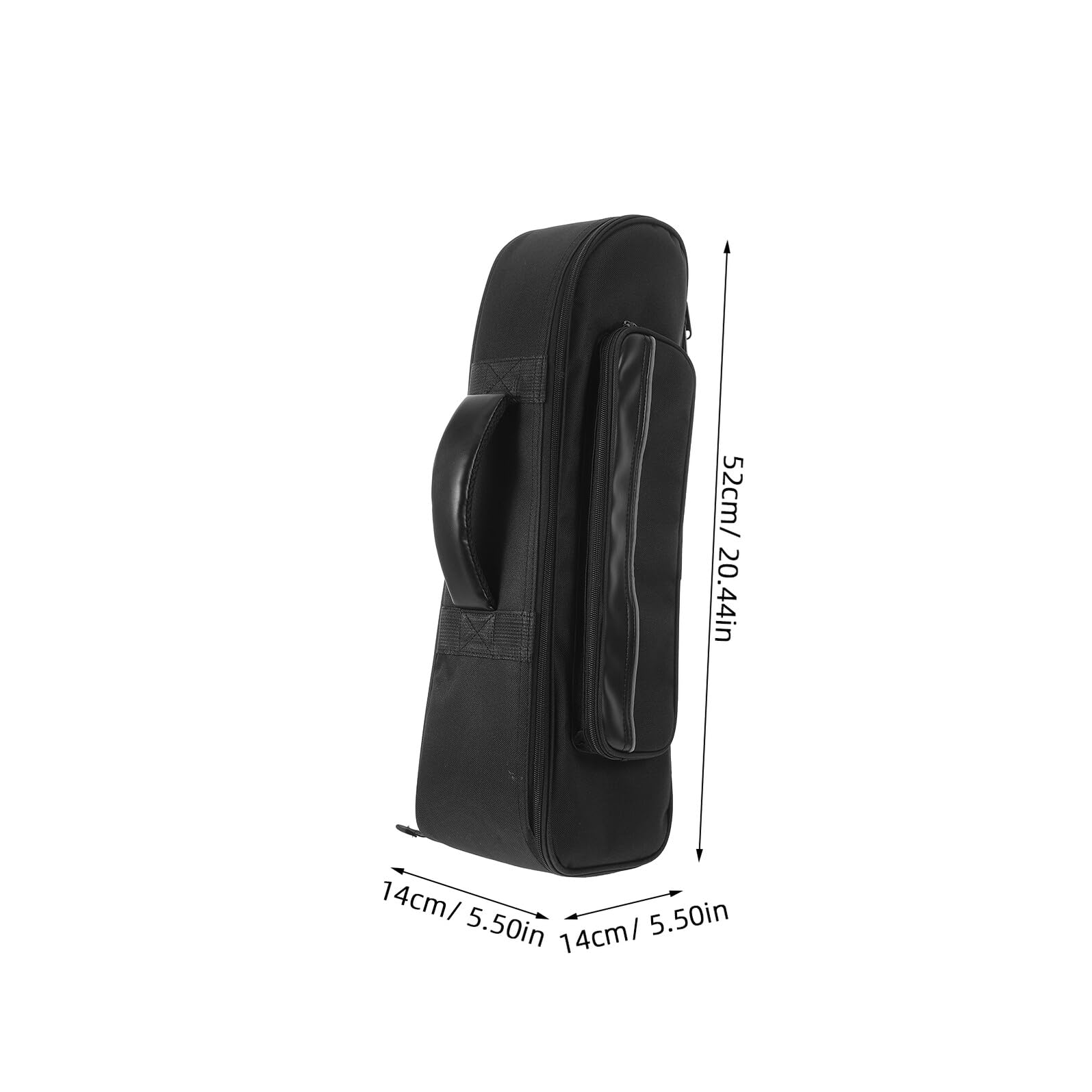 NOLITOY Borsa Tracolla Imbottita per Strumenti Musicali Borsa da Viaggio in Oxford per Sassofono Contralto e Baritono Custodia per Accessori Musicali con Scomparto Portaoggetti