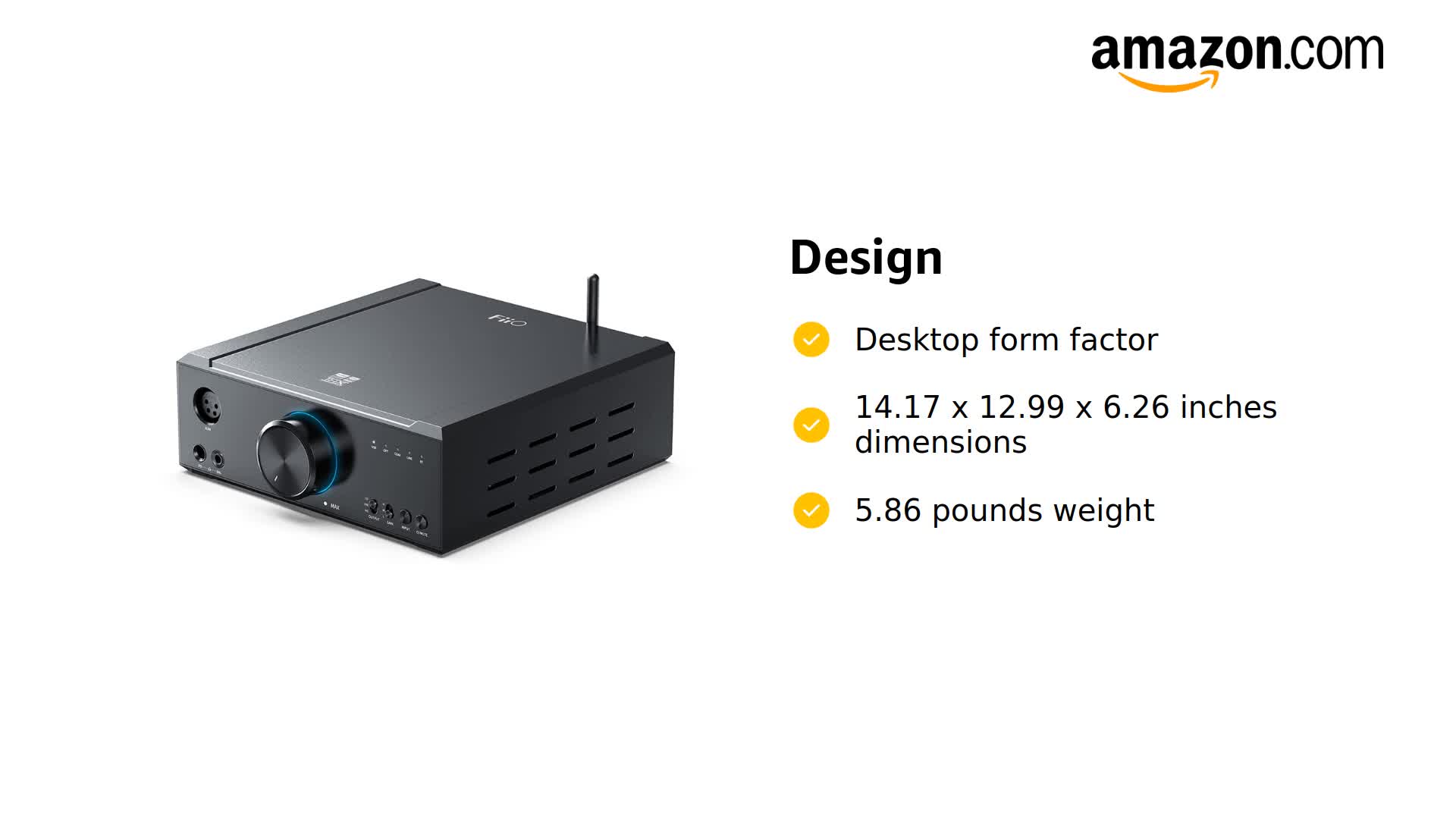 Amazon.com: FiiO K9 Desktop Headphone Amplifier AMP USB ES9068AS*2