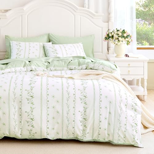 Wake In Cloud - Shabby Chic Duvet Cover Set, Cottagecore