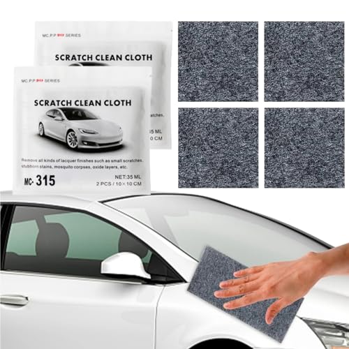 Reparación de arañazos de coche, 2 piezas, paño para eliminar arañazos de coche, paño mágico nano para eliminar arañazos y pulir, paño mágico para coche, paño para eliminar arañazos de coche para el