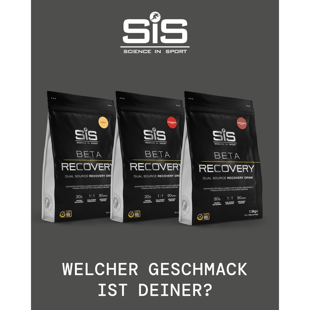 Science in Sport BETA Recovery Pulver 1,5 kg Schokolade - Regenerations Sportgetränke Pulver mit Kohlenhydraten und Proteinen im 2:1 Verhältnis, Getränkepulver zur Trainingsunterstützung