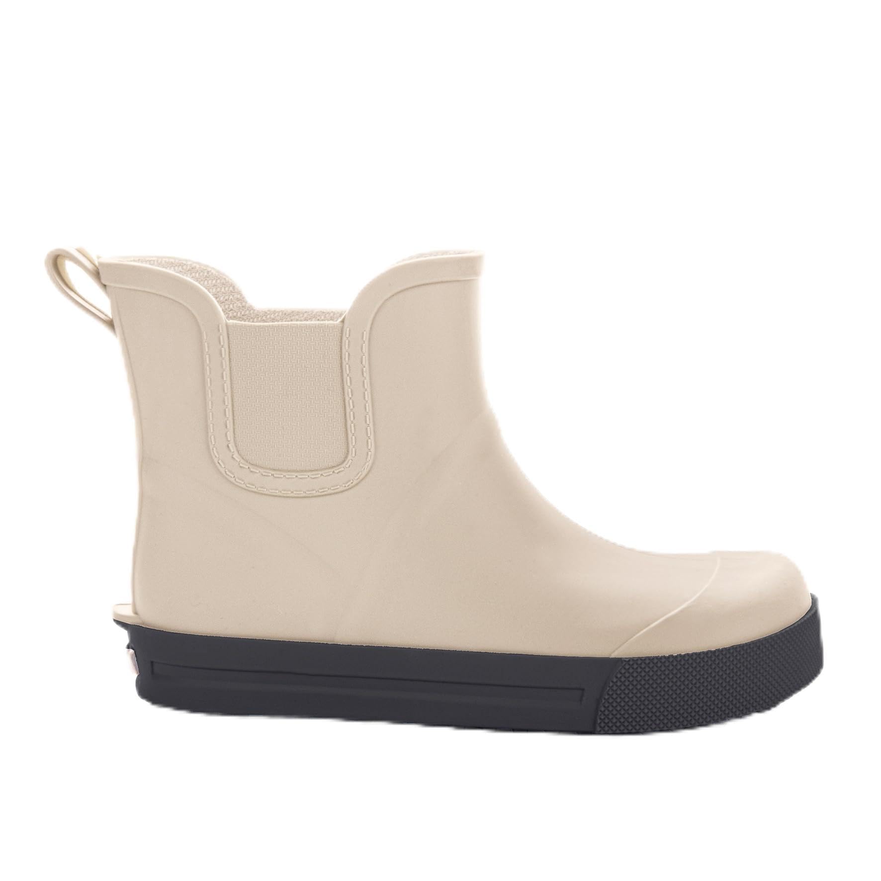3Kamido GoEasy Botas de agua para niños - Botas Chelsea, elegantes, Barefoot shoes, botas de agua cortas para niños, muy cómodas, con cinta reflectante, plantilla antibacteriana y suela antideslizante