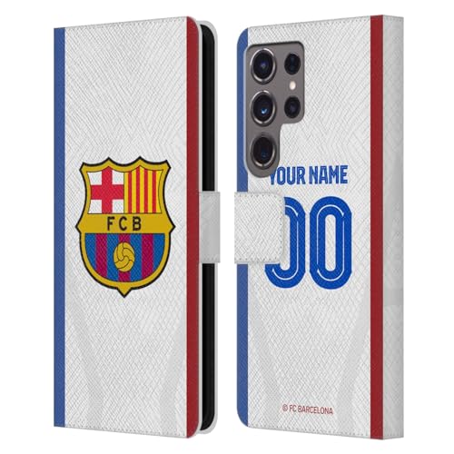 Coque FC Barcelona Samsung S24 Ultra protection intégrale cuir portefeuille