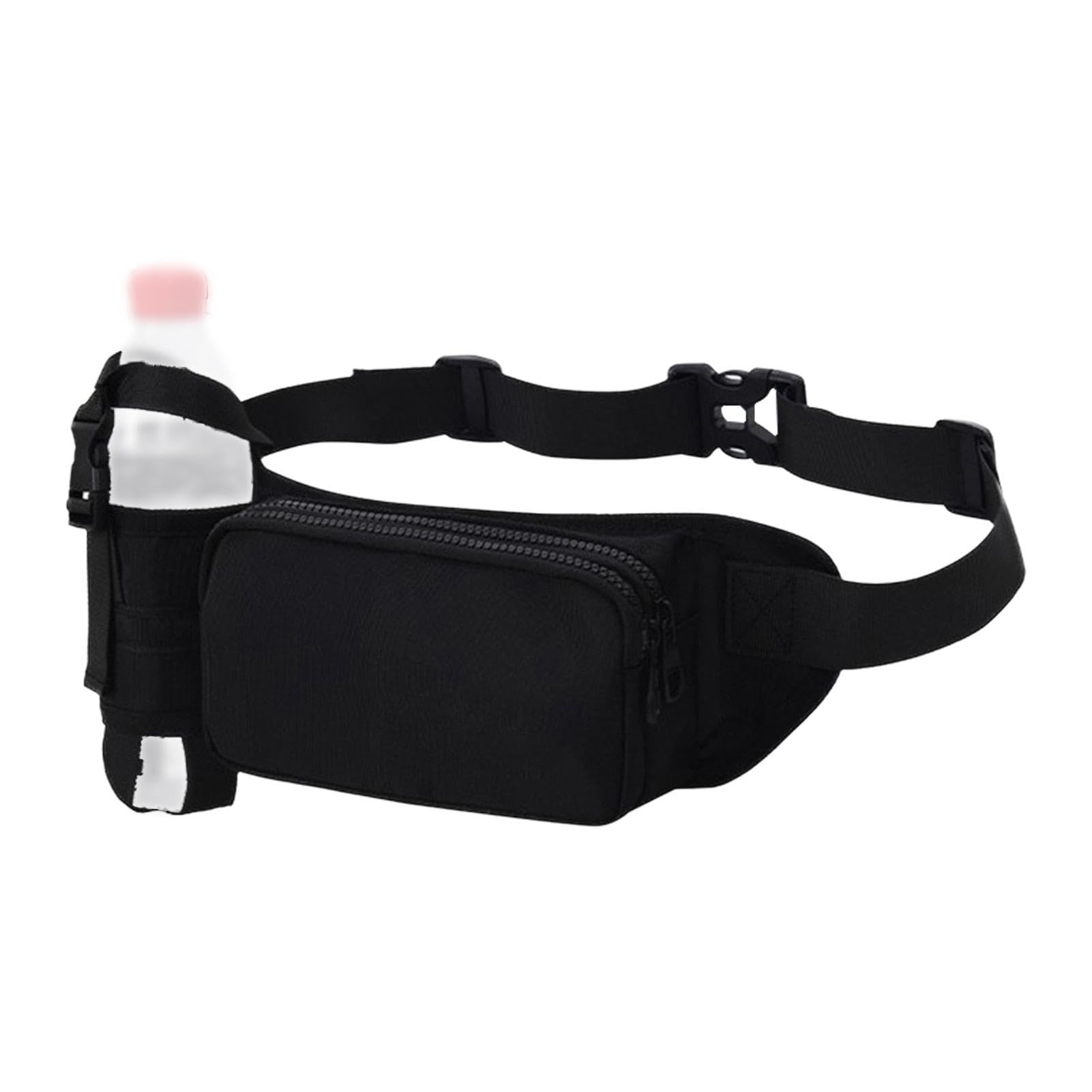 Riñonera para botella de agua con correa ajustable impermeable para correr running 8