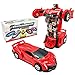 Voiture 2-en-1 - Se transforme en robot, Rouge