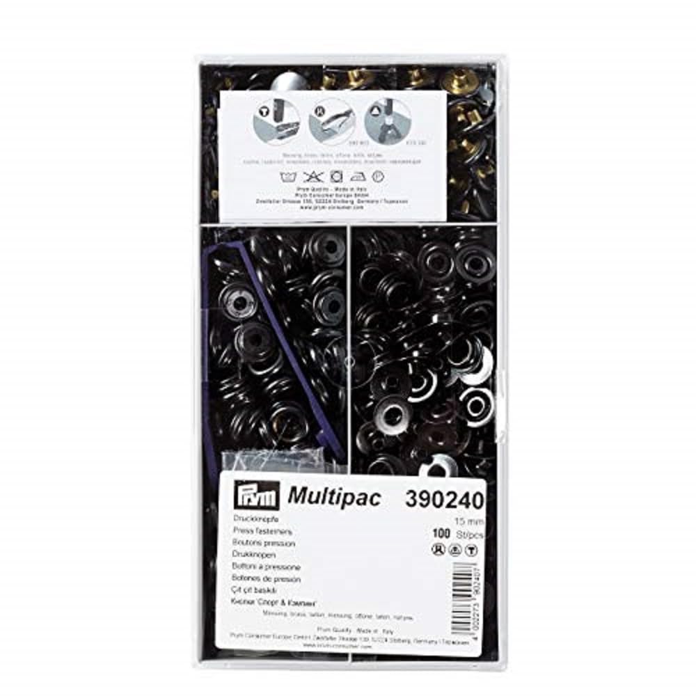 Prym - Sport Camping (15mm) Non-Sew Press Fasteners - 1 Unit