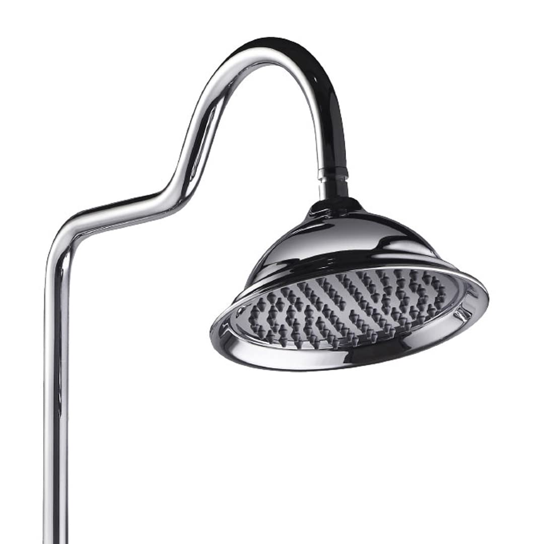 Essebagno Columna de ducha Leeds 2 retro cromada con mezclador mecánico