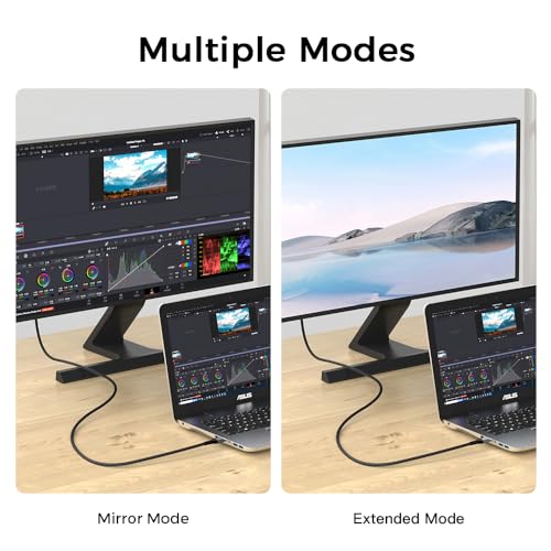 LENOK 8K HDMI Cable 2.1, 48Gbps Ultra High Speed HDMI Cable Braided Cord (4K@144Hz, 4K@120Hz, 8K@60Hz) HDCP 2.2&2.3 HDR 10 eARC ARC, Compatible with Switch 2/PS5/Laptop/Monitor/HDTV/- (2 M)