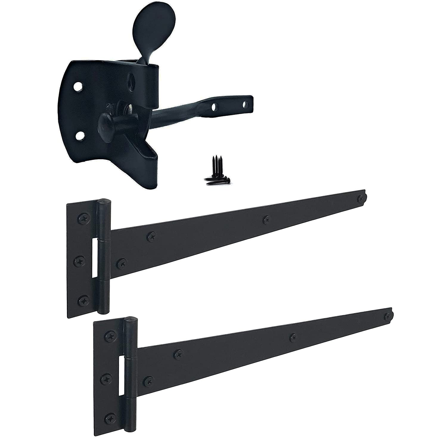 Buy Gate Latch and Gate Hinges Kit, 2 Hinges (300mm) and 1 Auto gate