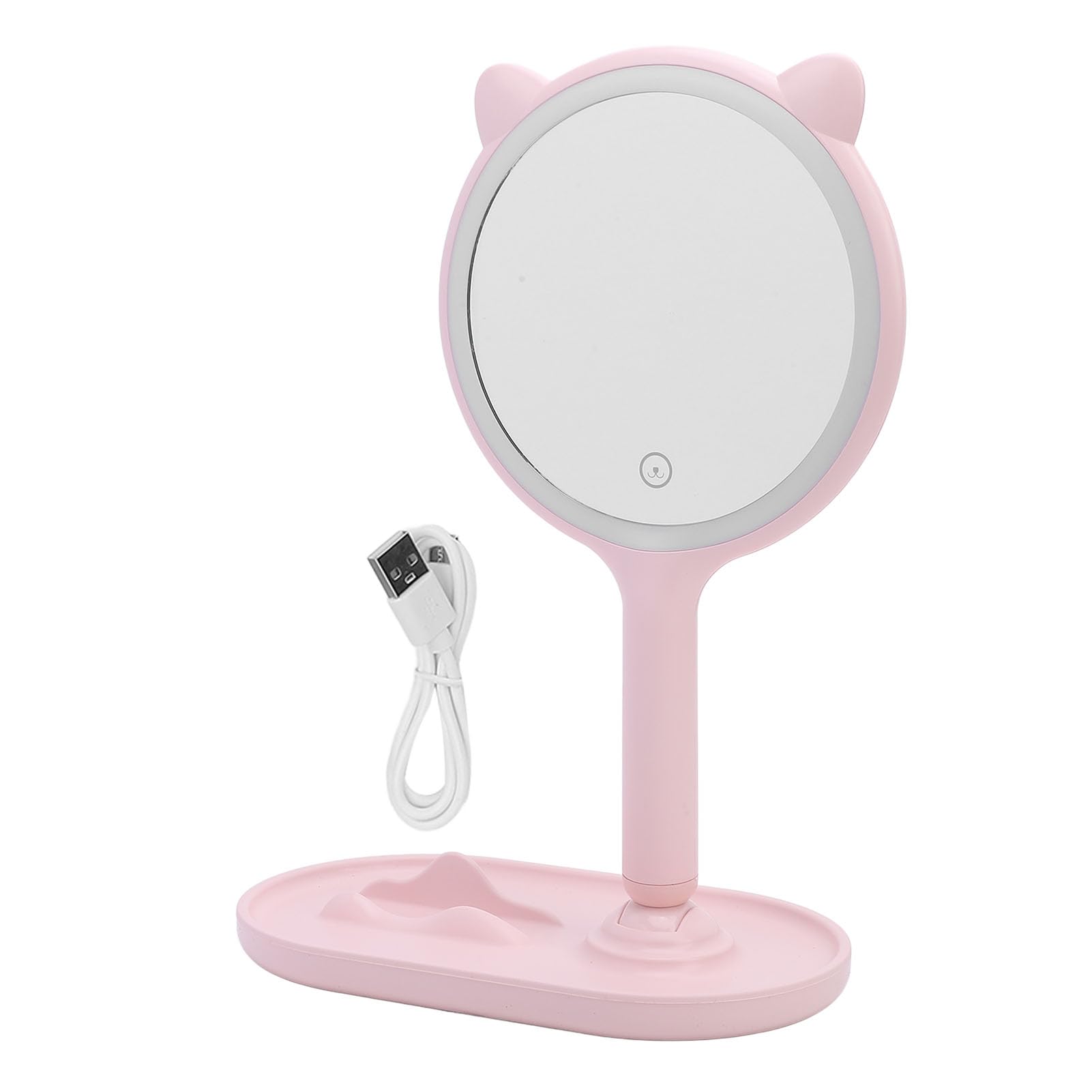 Miroir de maquillage de poche à intensité variable contre les ombres - 8