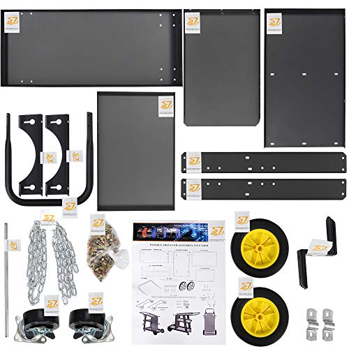 Efficient And Durable Plasma Cutting Equipment Cart With 3 Tiers And Upgraded Wheels For Tig Mig Welder -S7 #TOP2