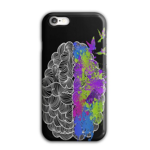 vistoso Cerebro Art Anatomía divertido 3d iPhone 5/5S 6/6S 6 Plus/6S Plus 7/7 Plus 8/8 Plus Caso | Well coda
