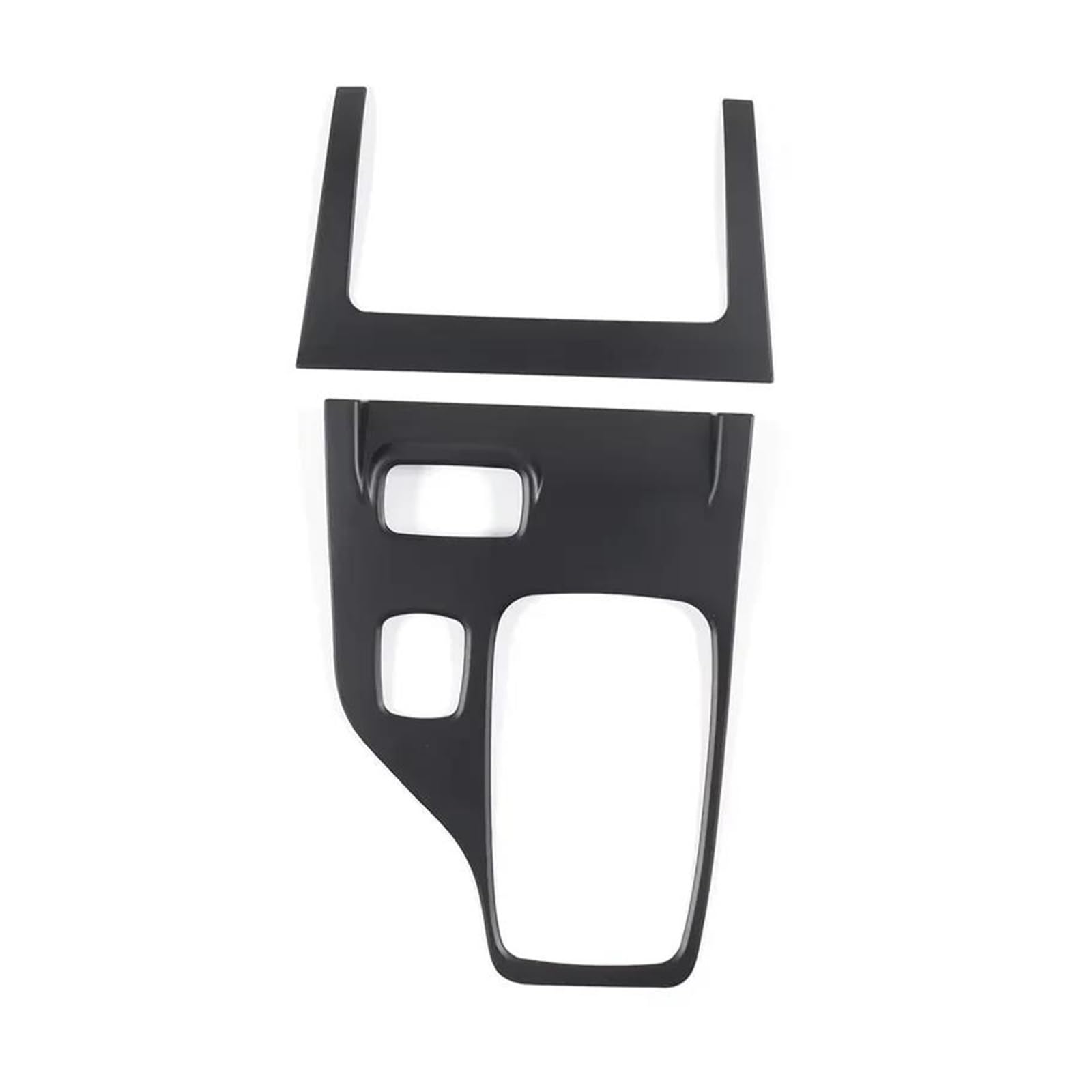Car Central Control Gear Panel Cover Sticker for Ford for Ranger for Wildtrack T6 T7 T8 2015-2022 LHD Gear Shift Cover Sticker Trim(Matt Black)
