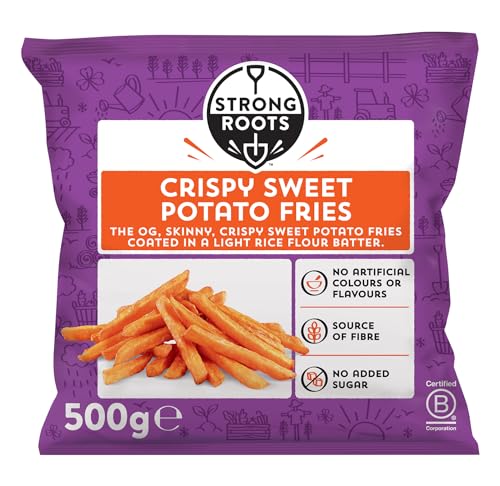 Strong Roots Sweet Potato Fries 500g (Frozen)