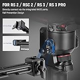 NEEWER GA006 Dual Handgrip Compatible with DJI RS4 RS4 Pro RS3 RS3 Pro RS2 RSC2 Ronin S SC Gimbal, Dual Handle Kit with 2 Mini NATO Rails, NATO Clamps, 1/4" & 3/8" Threads, 1x Cleaning Cloth - Image 4