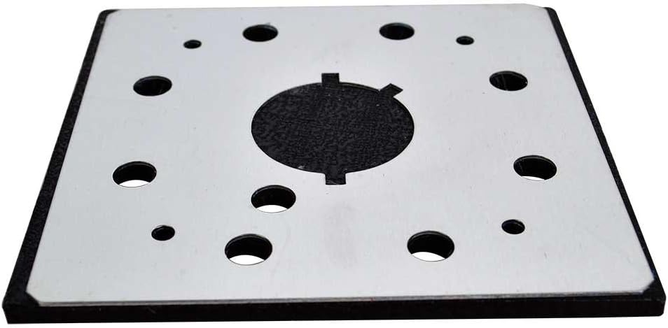 Superior Electric Pads & Abrasives SPD18 1/4 Sheet, 8 Hole Stick On Square Sanding Pad REPLACES Dewalt 151280-00, 151284-00SV : Tools & Home Improvement