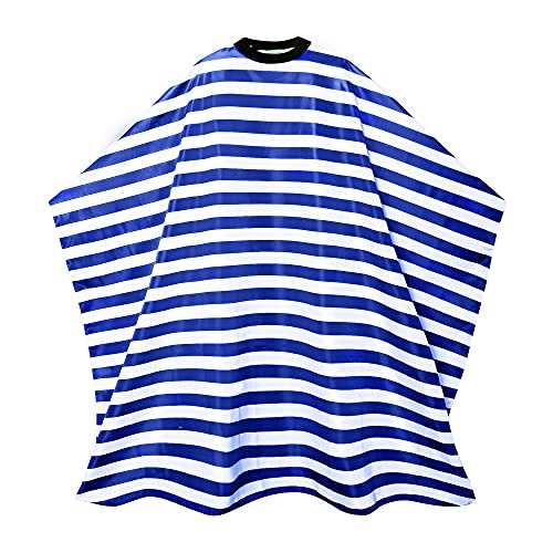 Grimsteads Cutting Cape for Barber 理容 カットクロス (白青ボーダー)