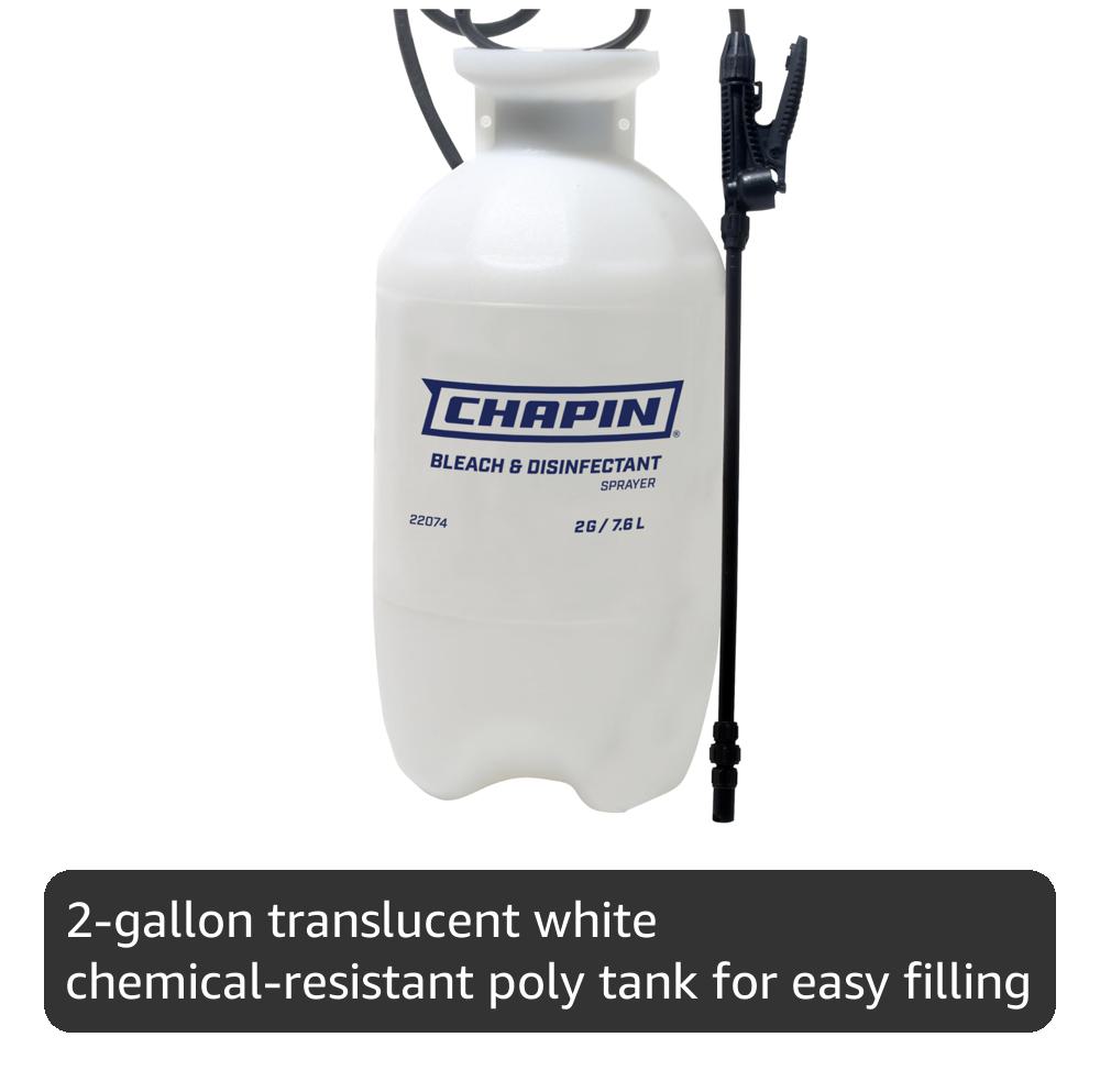 Amazon.com : Chapin 22074 Bleach Pump Sprayer, 2‑Gallon, Lawn