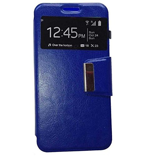 Todobarato24h Funda Libro Ventana Azul Compatible con BQ AQuaris U Plus