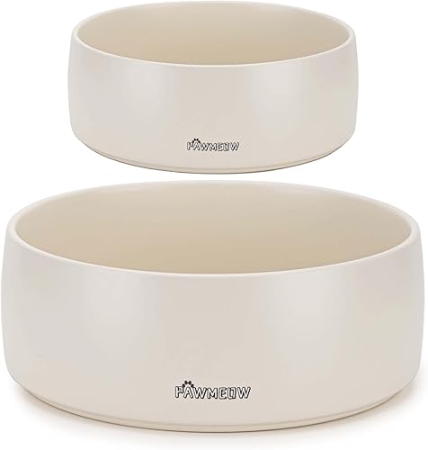 Miniatura 9 de Cuenco de cerámica para perros, 5.5 pulgadas, pequeño, resistente a derrames, resistente y moderno, alimentación de mascotas para perros pequeños y