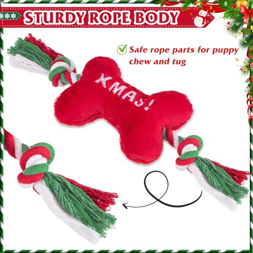 Juguetes Mordibles Navideños para Perros - 3 Piezas miniatura 5